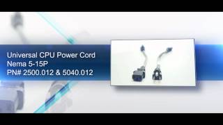 Universal CPU Power Cord  Nema 515P 2500012 5040012 [upl. by Avat]