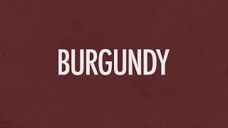 Earl Sweatshirt  Burgundy Lyric Video  LK Graphics [upl. by Scheer569]