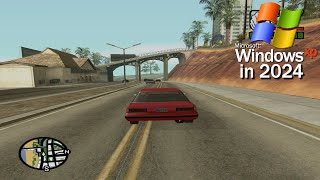 Windows XP Gameplay  Grand Theft Auto San Andreas [upl. by Nylyak]