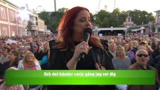 Allsång Shirley Clamp – Varje gång jag ser dig  Lotta på Liseberg TV4 [upl. by Piotr915]