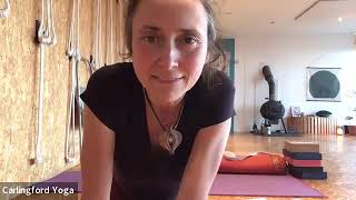 Iyengar yoga class 9th April 2024  hamstrings forwardbends hips [upl. by Spragens]