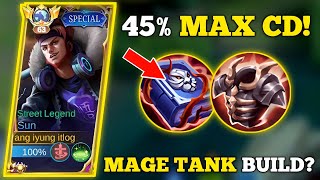 SUN MAGETANK BUILD🥚 SUN BEST BUILD AND EMBLEM MLBB🔥 topglobalsun mobilelegends urEGG [upl. by Spatz]