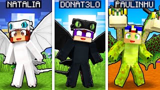 MINECRAFT MAS TEMOS RAÇAS de DRAGÕES Fúria da NoiteZipperFúria da Luz [upl. by Ttehc599]