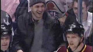 Fan taunting a Hockey Player [upl. by Enilrahc]