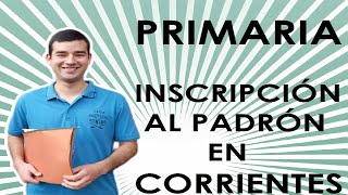 PRIMARIA Inscripción a concurso y a interinatossuplencias en Corrientes [upl. by Hamid801]