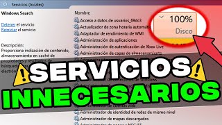 Desactivar servicios innecesarios de Windows 10 Bien explicado – Mejorar el rendimiento de la pc [upl. by Wendolyn]