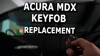 Acura MDX keyfob replacement and reprogramming DIY [upl. by Brandise810]