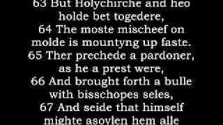 Prologue to Piers Plowman AText William Langland in Middle English [upl. by Oeramed]