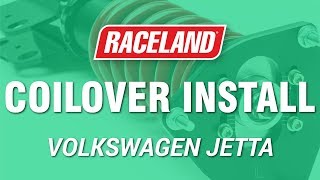 How To Install Raceland VW MK56 Jetta Coilovers [upl. by Tsenrae]