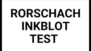 Rorschach inkblot test in hindi  Projective technique [upl. by Scheld722]