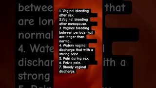 Symptoms of earlystage cervical cancer Cancer of the cervix [upl. by Ettenowtna]