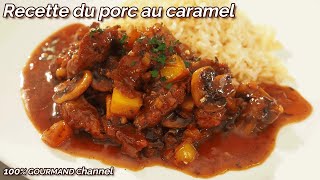 Porc au caramel  Mettez lAsie dans votre assiette [upl. by Cutter]