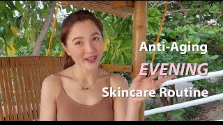 AntiAging EVENING Skincare Routine [upl. by Analiese348]