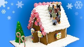 How to Make a Gingerbread House Gingerbread House Recipe from Cookies Cupcakes and Cardio [upl. by Ayital]