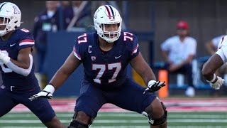 Jordan Morgan Left Tackle Highlights [upl. by Eilyab]