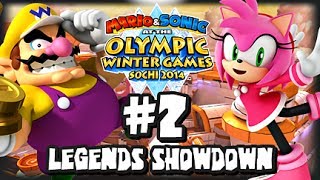 Mario amp Sonic At the 2014 Sochi Winter Olympic Games  1080p Legends Showdown Part 2 [upl. by Olenolin207]