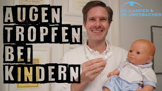 Wie verwendet man Augentropfen bei Kindern [upl. by Saidel]