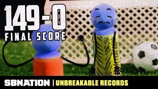 The highest scoring soccer match  Unbreakable Records [upl. by Nobel]