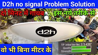 d2h signal setting  d2h signal setting mobile  Videocon d2h [upl. by Nonnag519]