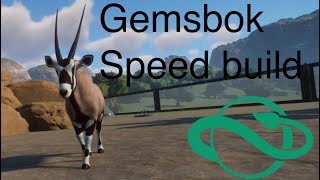 Gemsbok habitat speed build Planet Zoo [upl. by Stiles454]