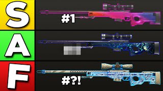 Ranking Every AWP SKIN in CSGO [upl. by Erdnaxela]