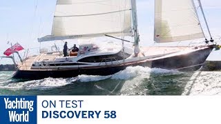 On test overnight passage aboard the new Discovery 58  Yachting World [upl. by Notsa83]