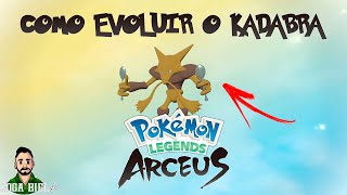 COMO EVOLUIR KADABRA EM POKEMON LEGENDS ARCEUS  NINTENDO SWITCH [upl. by Nylorak63]