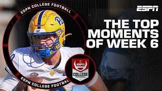 Week 6 hasn’t disappointed with highlightreel plays 👀  The College Football Show [upl. by Lucias]