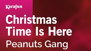 Christmas Time Is Here  A Charlie Brown Christmas Vince Guaraldi  Karaoke Version  KaraFun [upl. by Olsen]