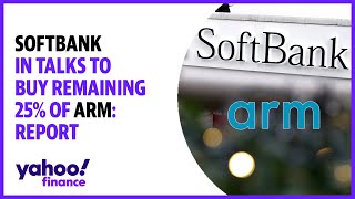 Softbank in talks to buy remaining 25 or Arm Report [upl. by Christyna536]