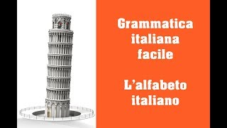 Grammatica italiana  Lalfabeto italiano [upl. by Rehpotsihrc77]