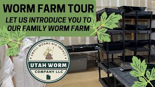 Farm Tour  Utah Worm Company [upl. by Neram]