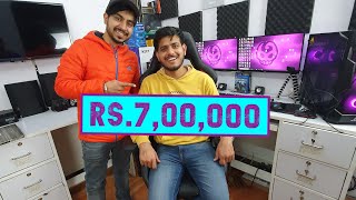 Rs700000 Indian Gaming RoomYoutube Studio ft Anmol Jaiswal AJ Gaming [upl. by Aramen]