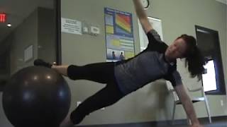 ADVANCED STABILITY BALL CORE EXERCISES [upl. by Favin]