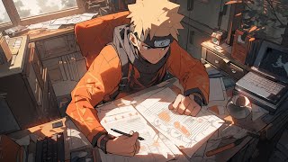 Naruto Lofi Study Music  Lofi Hip Hop Mix amp Japanese Type Beat [upl. by Ynohtn596]