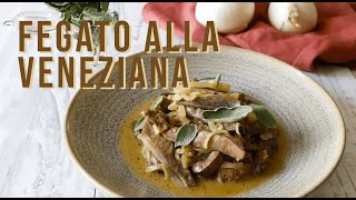 Fegato di vitello alla veneziana I Carne di vitello I Sfizioso [upl. by Nisa905]