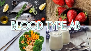 The Blood Type Diet  Blood Type AB 🐟 Real Voice [upl. by Naltiak]