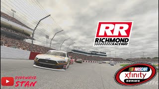 Classic Richmond  iRacing NASCAR Xfinity Series at Richmond 32824 [upl. by Ahmad]