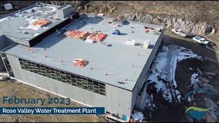 Rose Valley Water Treatment Plant fly over  February 2023 [upl. by Balas]