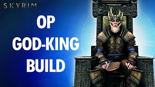 Skyrim Anniversary How To Make an OP GODKING Build [upl. by Ahsenal]