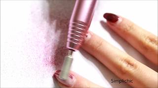 How to Remove Gel Polish with a Nail Drill and Review [upl. by Niehaus]