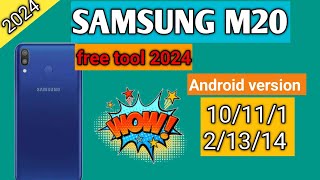 Samsung M20 Frp Bypass One Click Free tool 2024 [upl. by Etat]