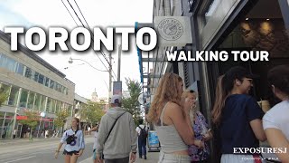 TORONTO WALKING TOUR 4K SEPT 27 TH [upl. by Sirromed]