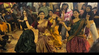 4K Tamil Actress Group Dance Divya Duraiswamy and Priya Madhu  Kulasai Dasara Disco 2024 [upl. by Elleiad]