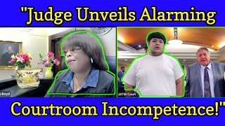 Judge boyd unvelis alarming courtroom Incompetence judgeboyd [upl. by Acimat]