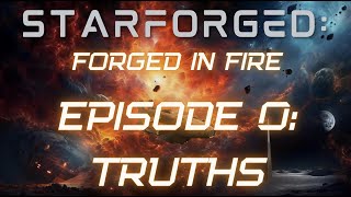 Ironsworn Starforged  Forged In Fire  Episode 0 Truths  Solo Roleplaying [upl. by Ashia]