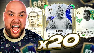 I Opened 20x WINTER WILDCARDS OR TOTY ICON PLAYER PICKS [upl. by Muriah160]