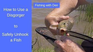 Use a Disgorger to Unhook a Deeply Hooked Fish [upl. by Adnir709]