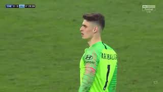 Kepa Arrizabalaga refuses to be substituted by Chelsea manager Maurizio Sarri [upl. by Christianna145]