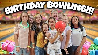 BOWLING BIRTHDAY PARTY Evan Got Scammed at the Arcade Jillians 11th Birthday Present Haul [upl. by Tnarg754]